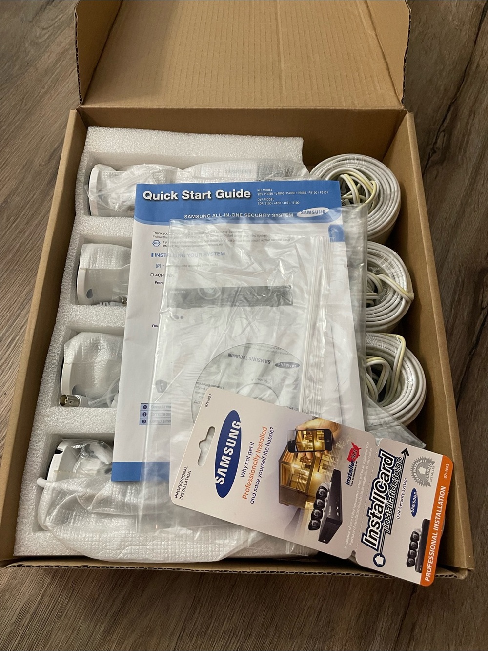 New Samsung Security Camera - Complete All in one